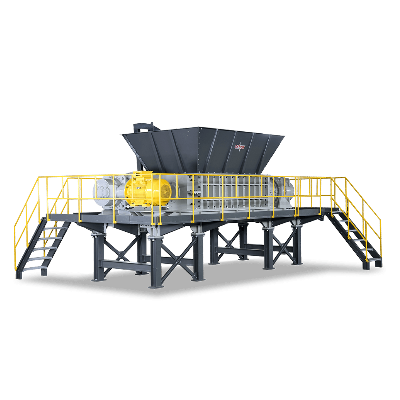 Twin Shaft Material Shredder