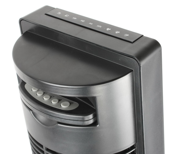 Tower Fan with Gliding Grille