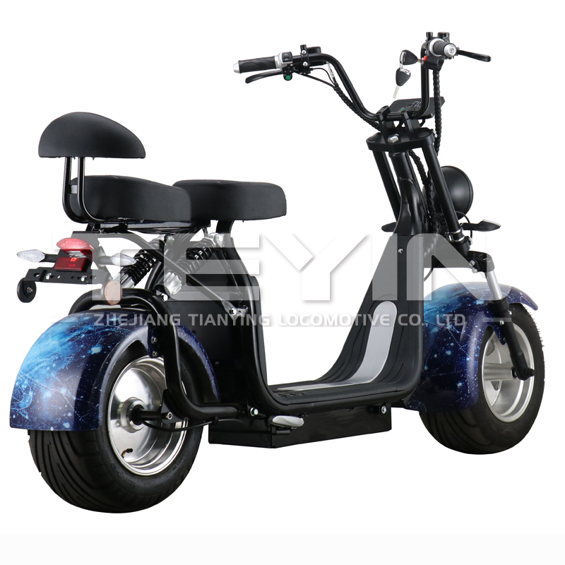 Electric Motorcycle with Step-Through Frame