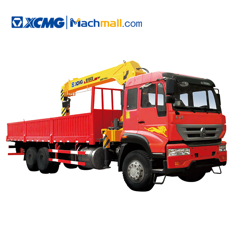 XCMG 8 ton hydraulic knuckle boom lorry crane telescoping truck mounted crane for sale - Image 3