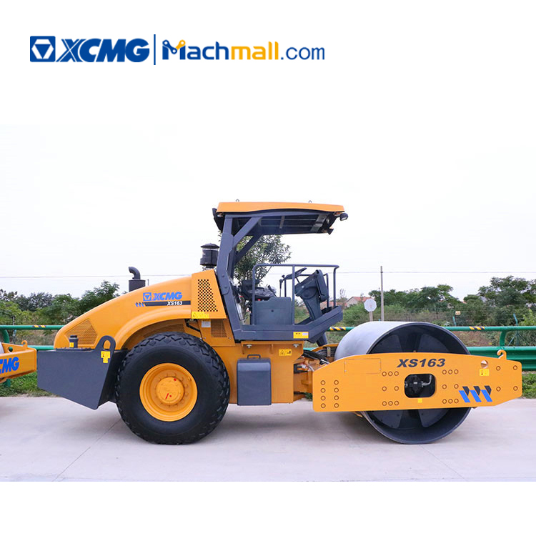 XCMG Official 16 ton XS163 China Single Drum Vibratory Road Roller Compactor Price - Image 3