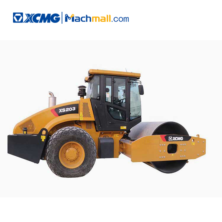 XCMG official 20 ton road roller compactor XS203 China vibratory single drum road rollers - Image 3