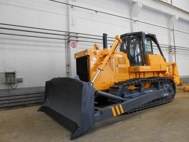 Bulldozer in operation