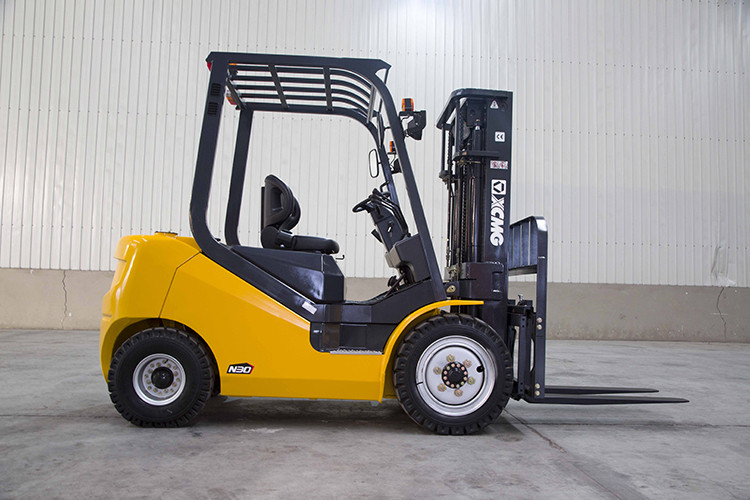 Forklift side profile