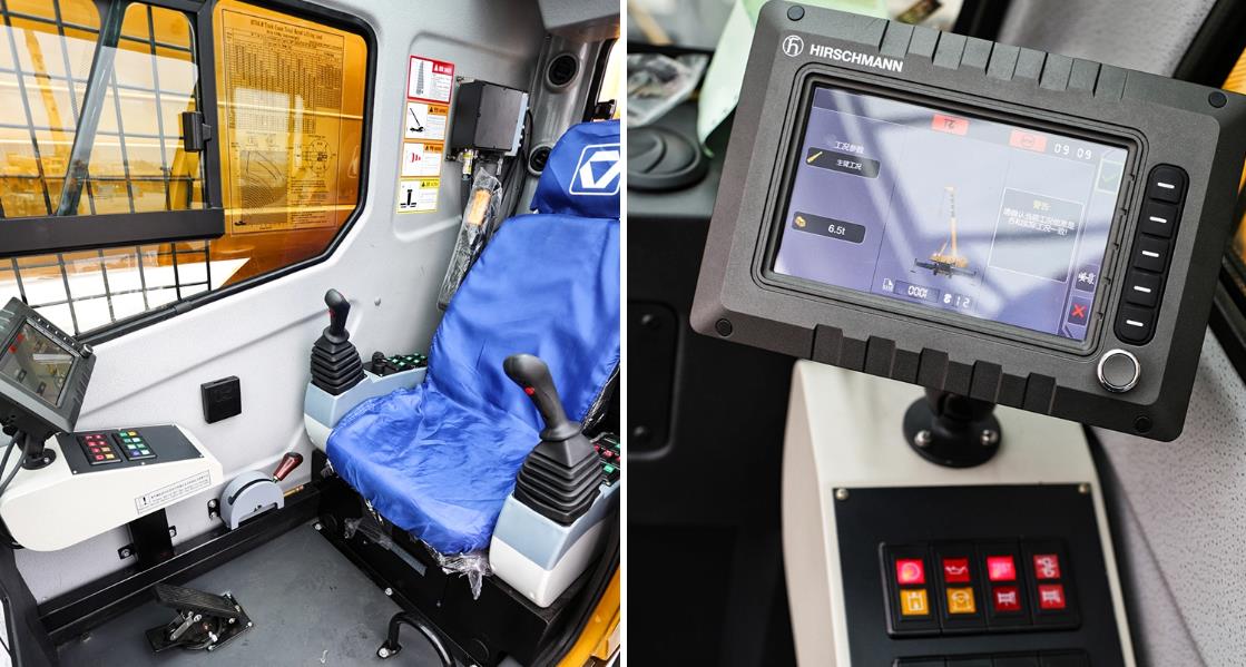 Operator control panel and monitoring display