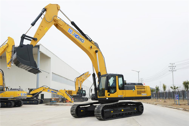 XCMG XE370CA excavator on job site