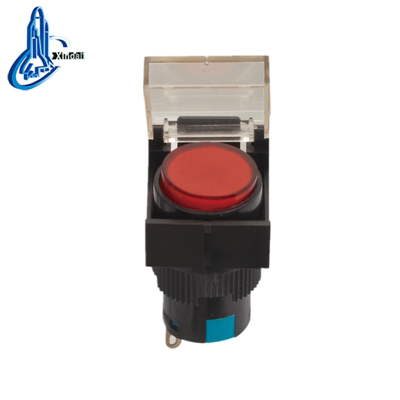 220V Waterproof LED Illuminated Mini Push Button Switch