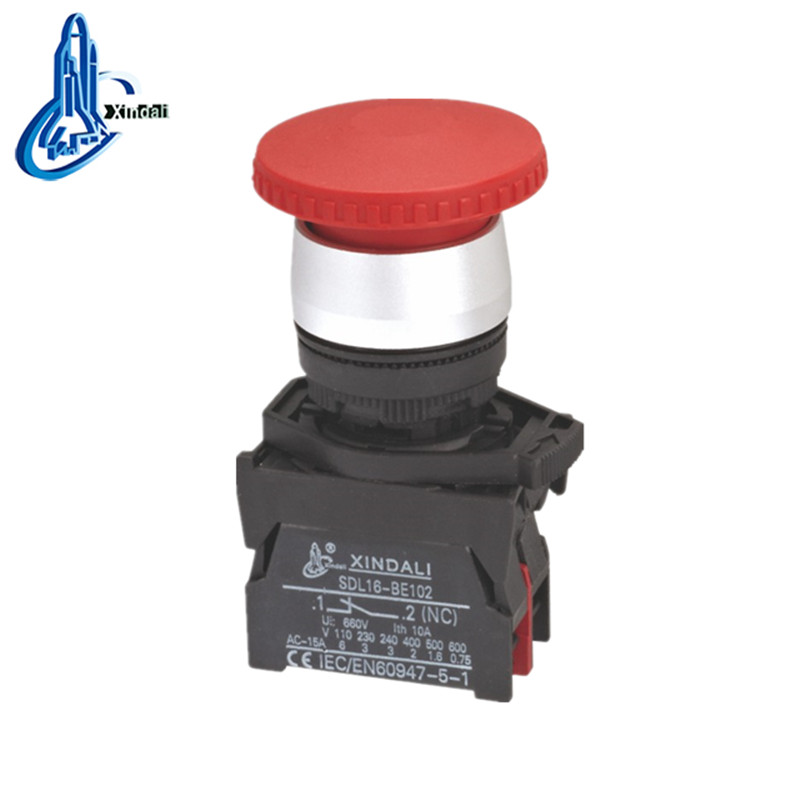 Mushroom Head Push Button Switch