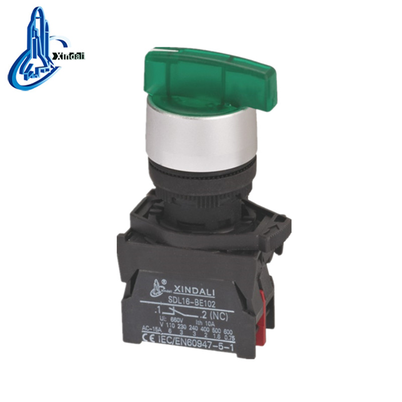 Waterproof Push Button LED Indicator Switch