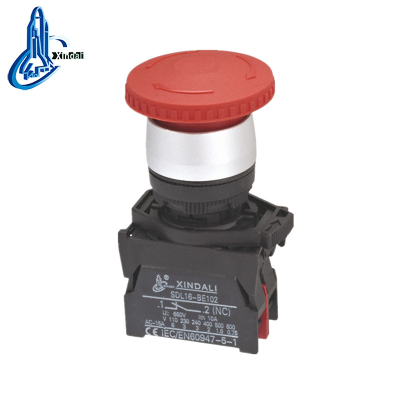Mushroom Head Emergency Stop Push Button Switch