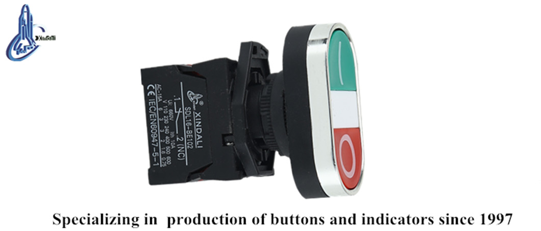 Industrial push button detail