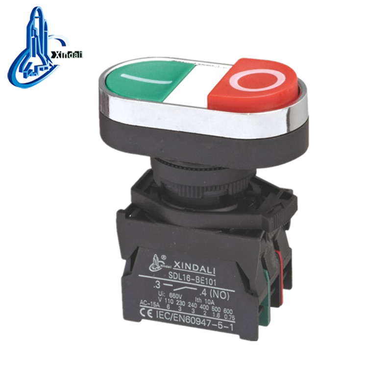 Waterproof Double Action Push Button Switch