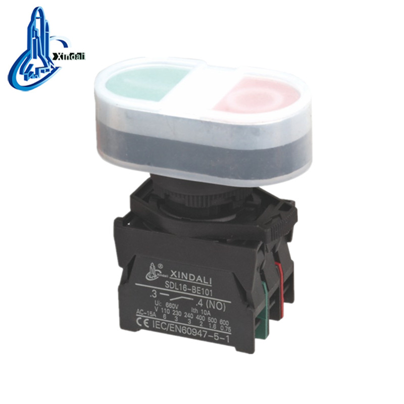 Waterproof Push Button Switch with Protective Cap