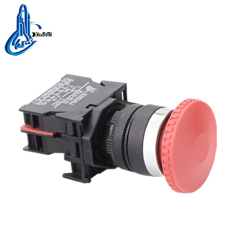 Waterproof Emergency Stop Button with Mushroom Actuator