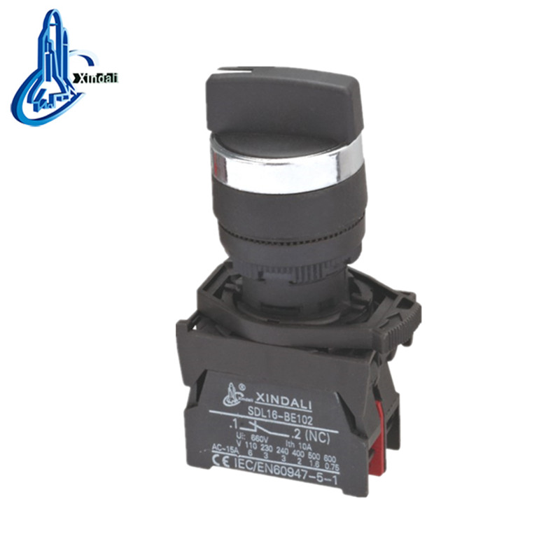 Metal Three-Position Pushbutton Switch