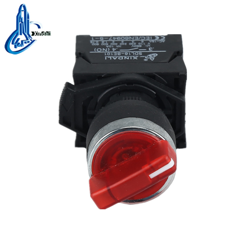 Illuminated Push Button Switch with Spring Return