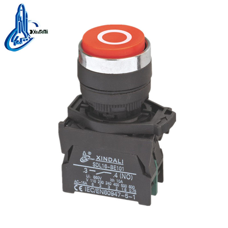 Convex Head Waterproof Metal Push Button Switch