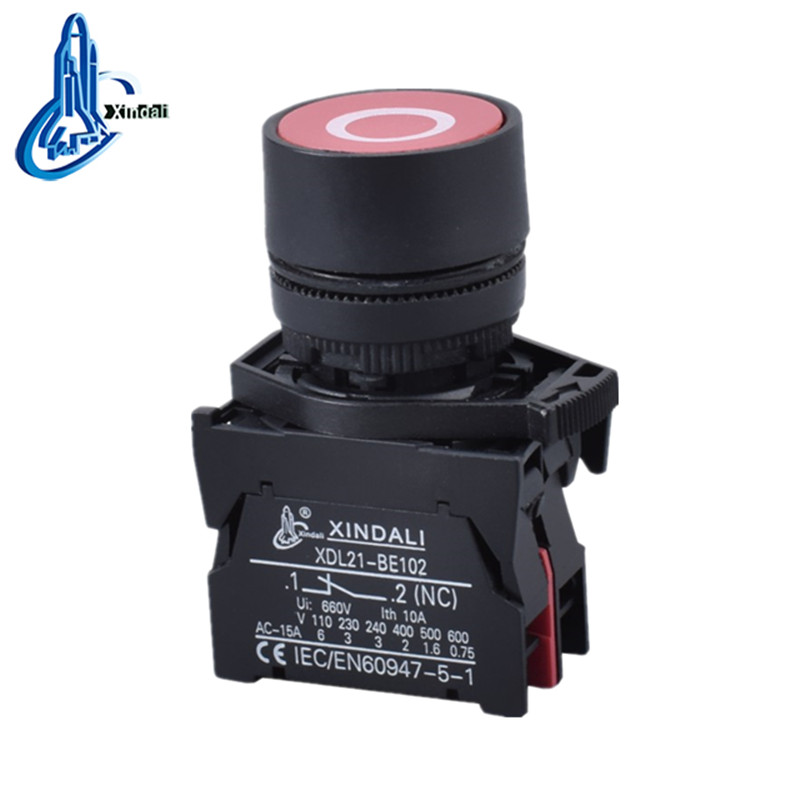 XDL21-EA4322 ip65 spring return marked push button red button switch - Image 3