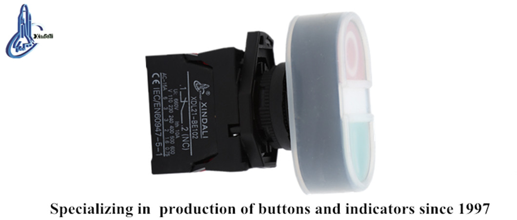Technical diagram showing contact configuration and mounting dimensions