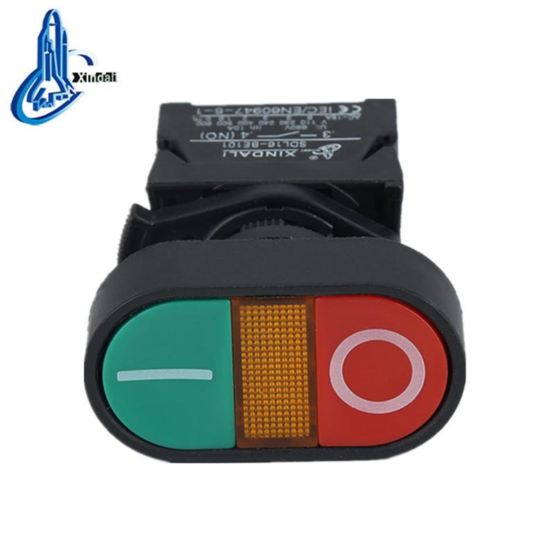 Double Action Tact Switch with Double Push Button
