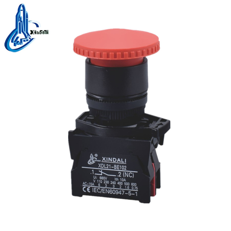 XDL21-EC42 ip65 waterproof mushroom head emergency stop push button switch - Image 3