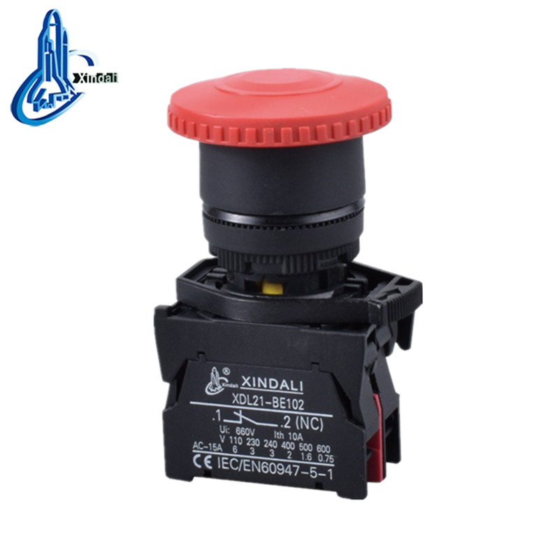 XDL21-ET42 ip65 waterproof ip67 push pull metal latching push button switch - Image 3