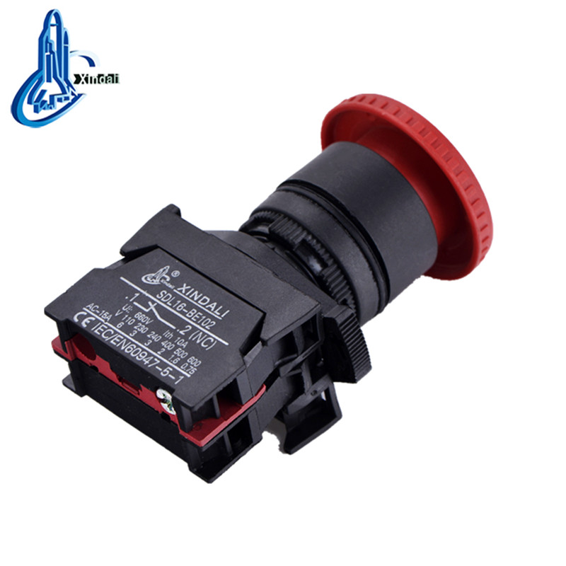 XDL21-ET42 ip65 waterproof ip67 push pull metal latching push button switch - Image 2