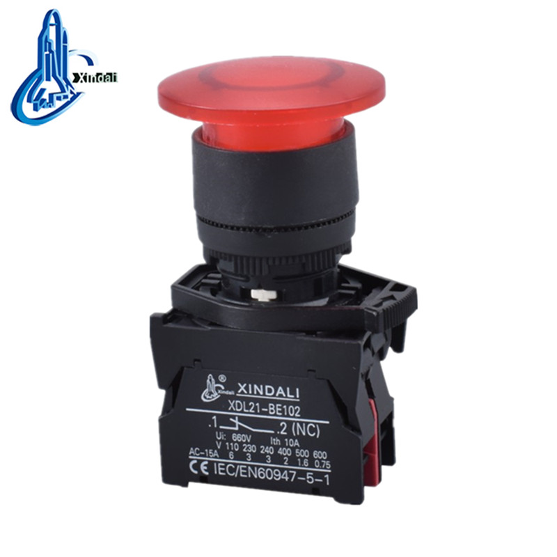 XDL21-EWC42 mushroom indicator pushbutton waterproof pushbutton switch - Image 3