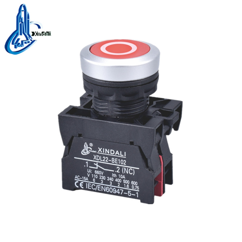 XDL22-CA4322 waterproof flush head push button switch with symbol logo - Image 3