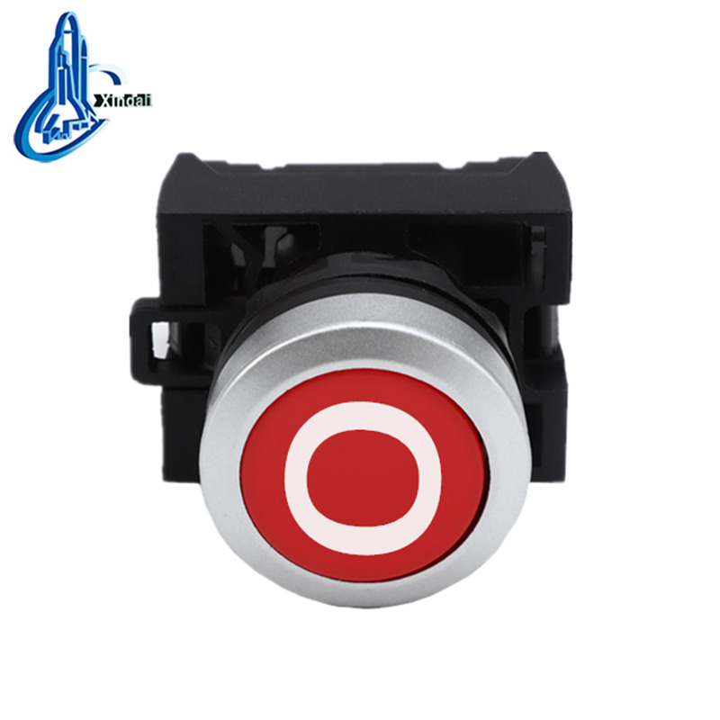 Waterproof Flush Head Push Button Switch with Symbol Logo