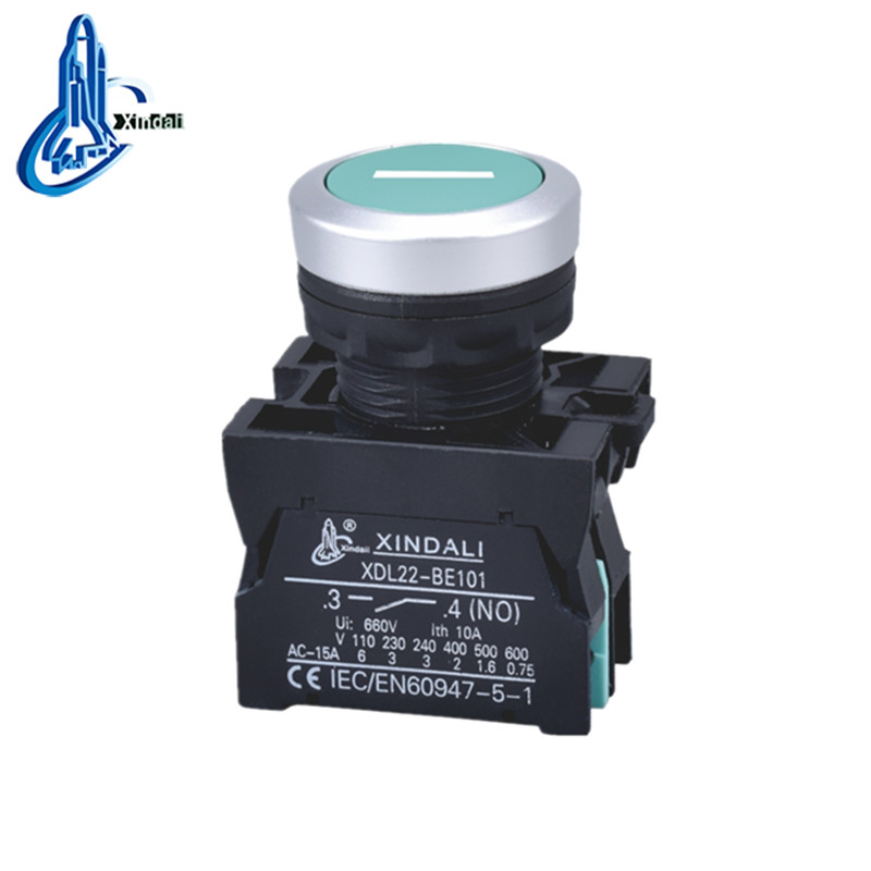 XDL22-CAZ3311 industrial electrical symbols image green ip67 push button switch - Image 3