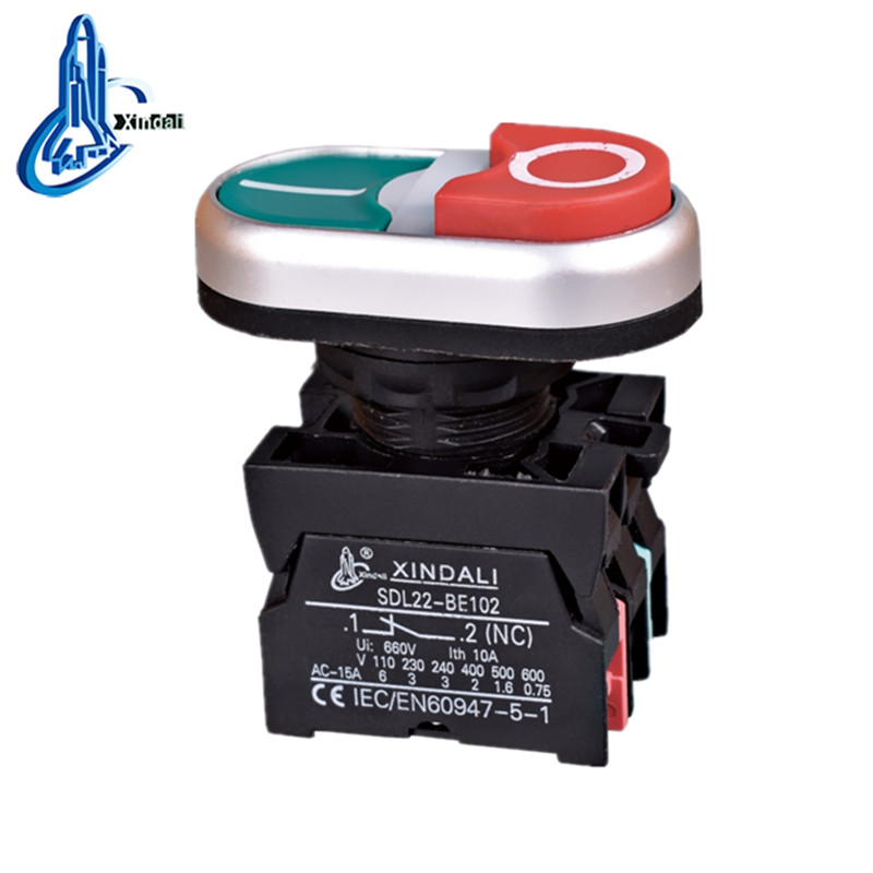Illuminated Rectangular Push Button Switch