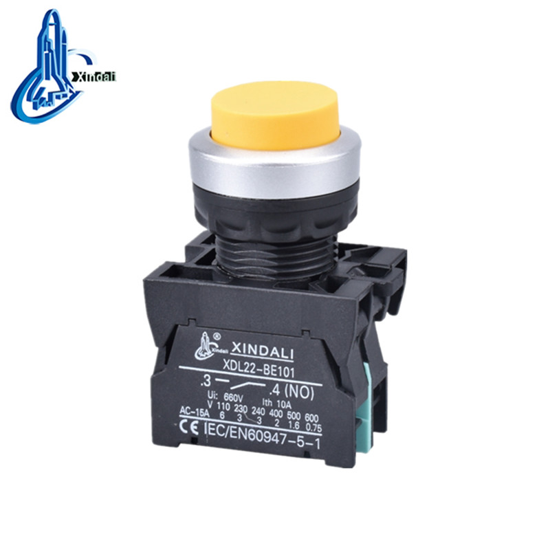 XDL22-CL51 waterproof convex head no nc push elevator push button switch - Image 3