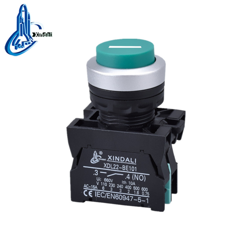 IP67 Waterproof Stay Put Convex Head Push Button Switch