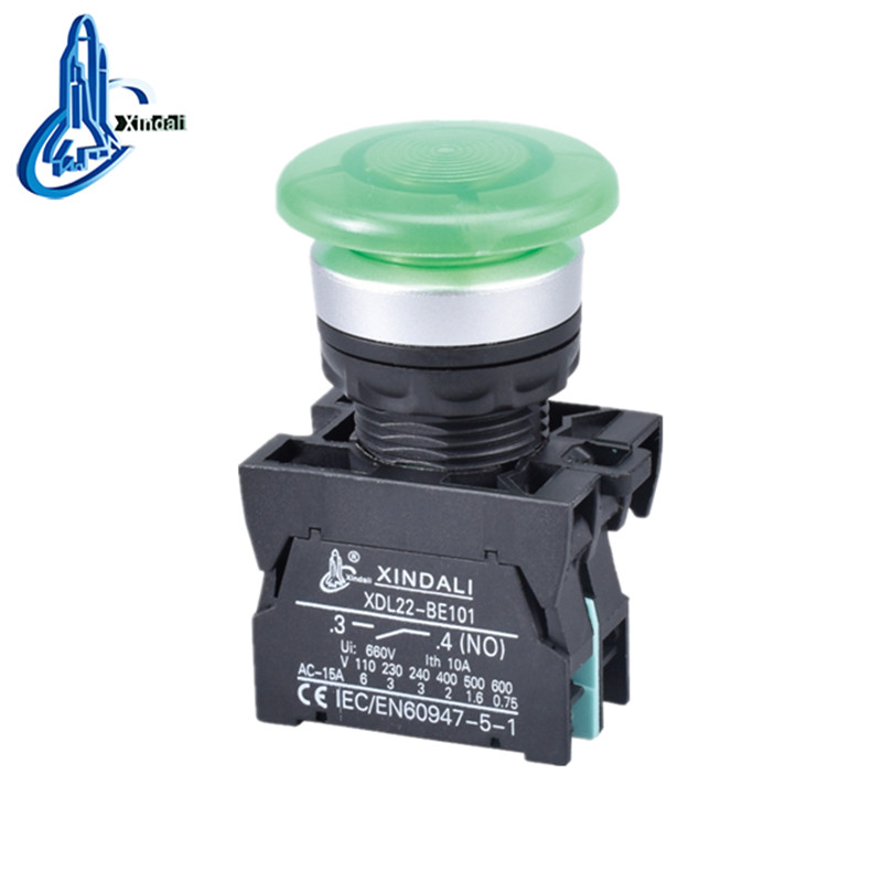 Illuminated Waterproof Emergency Stop Push Button Switch