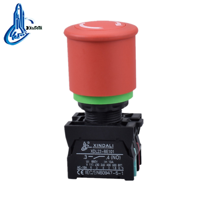 Mushroom Head Emergency Stop Push Button Switch