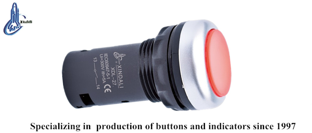 Industrial push button unit