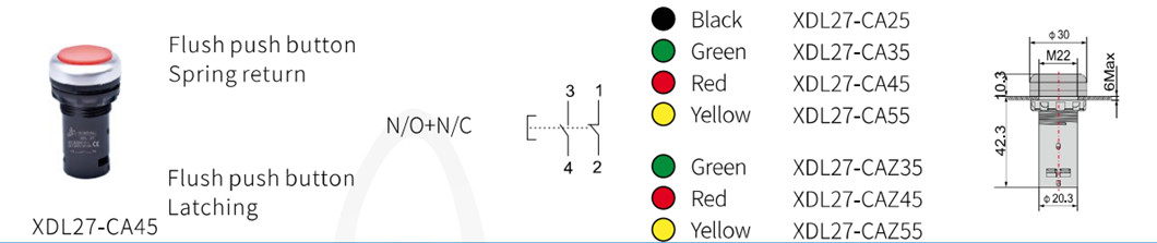 Technical diagram showing dimensions and configurations