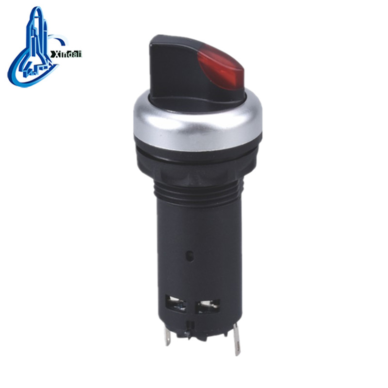 3-Position Push Button Light Switch with Position Indicator