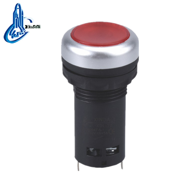 Electric Indicator Waterproof Push Button Switch