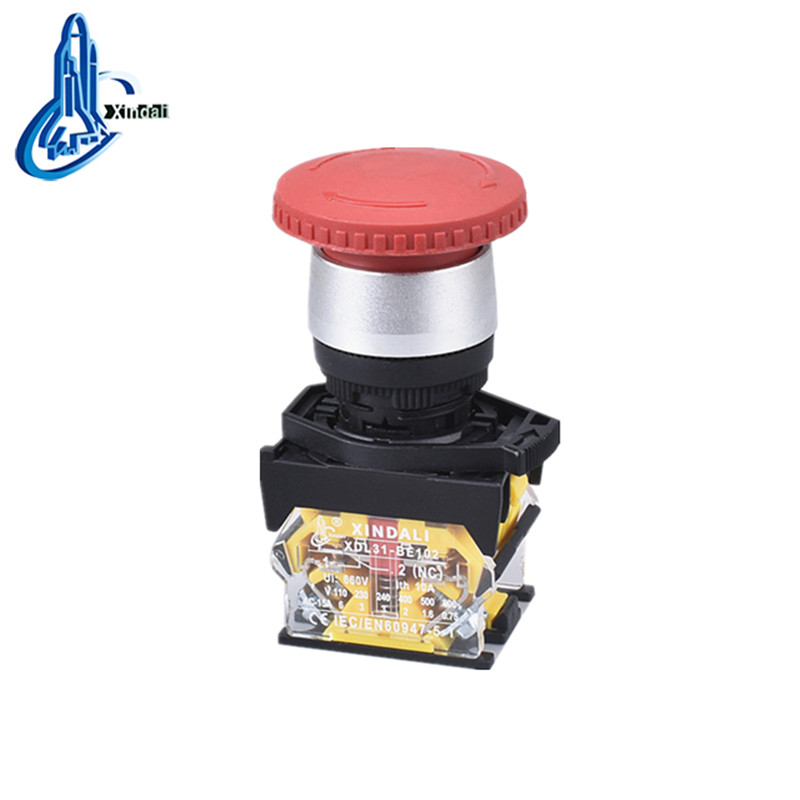 Mushroom Head Emergency Stop Pushbutton