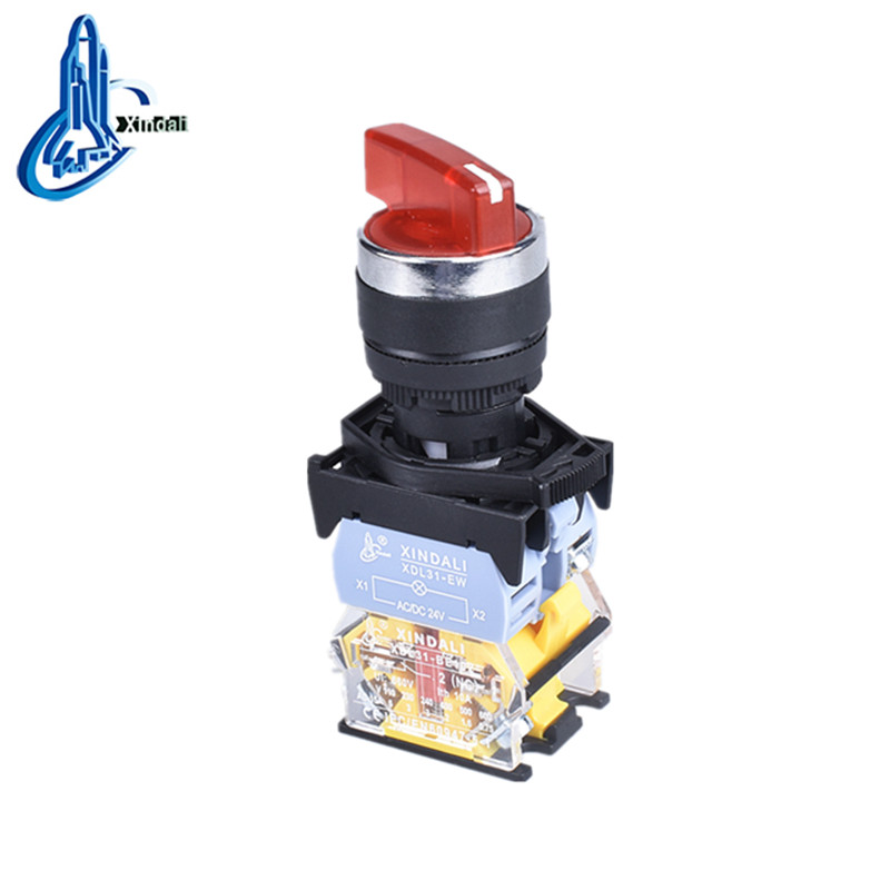 Long Selector Push Button Switch with Lamp for Elevator Position