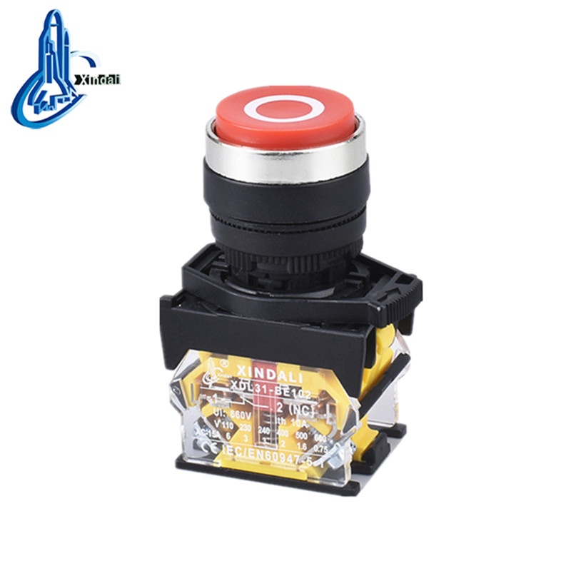 IP65 Waterproof Convex Push Button Switch with Symbol