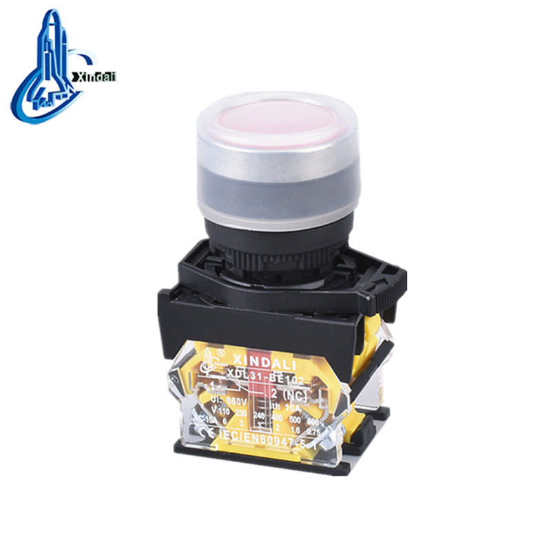 Waterproof Push Button Switch with Rubber Cap