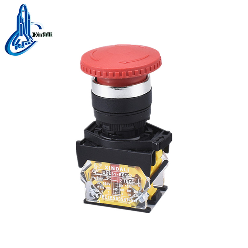 Mushroom Head Emergency Stop Push Button Switch Turn Release