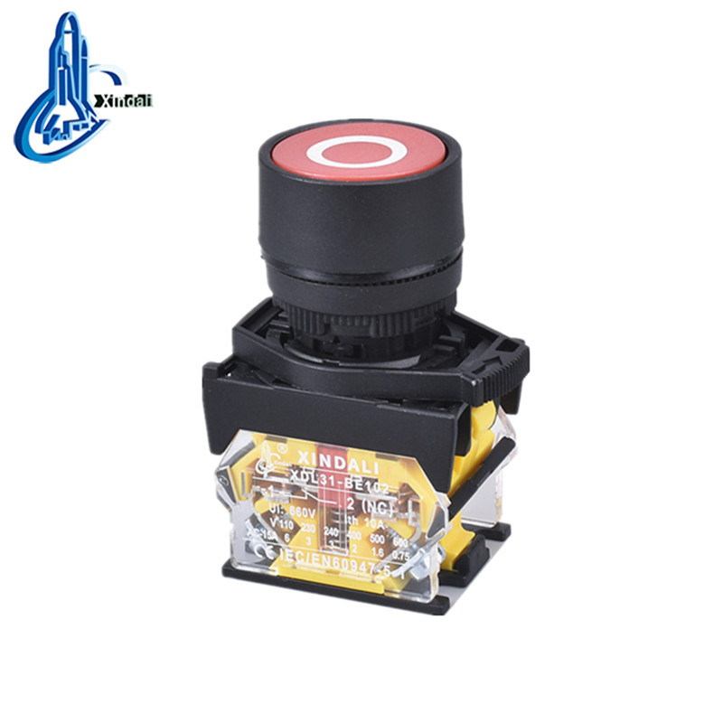 Industrial Hoist Flush Push Button Switch