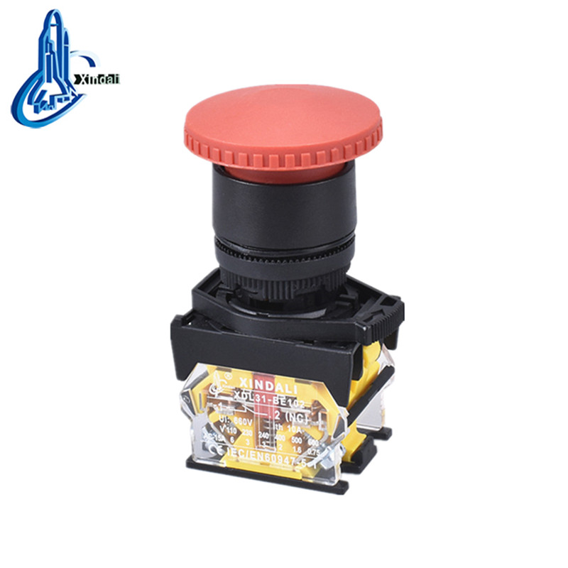 Mushroom Head Push-Pull Button Switch