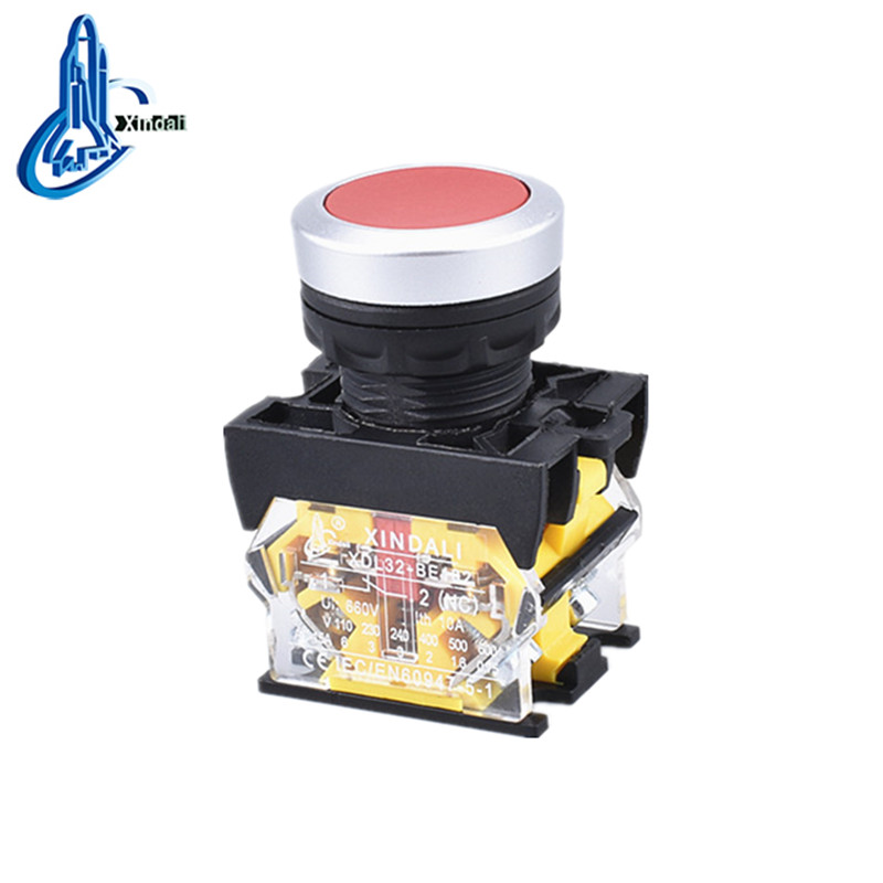 Elevator Waterproof Push Button Switch with Red Button