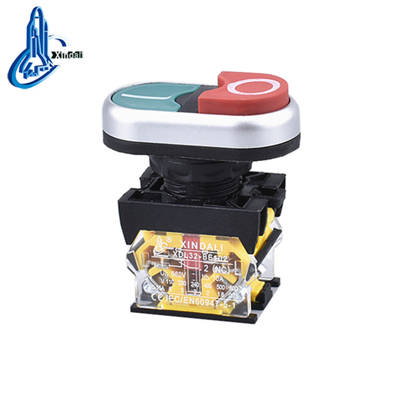Double Head Control Push Button Switch