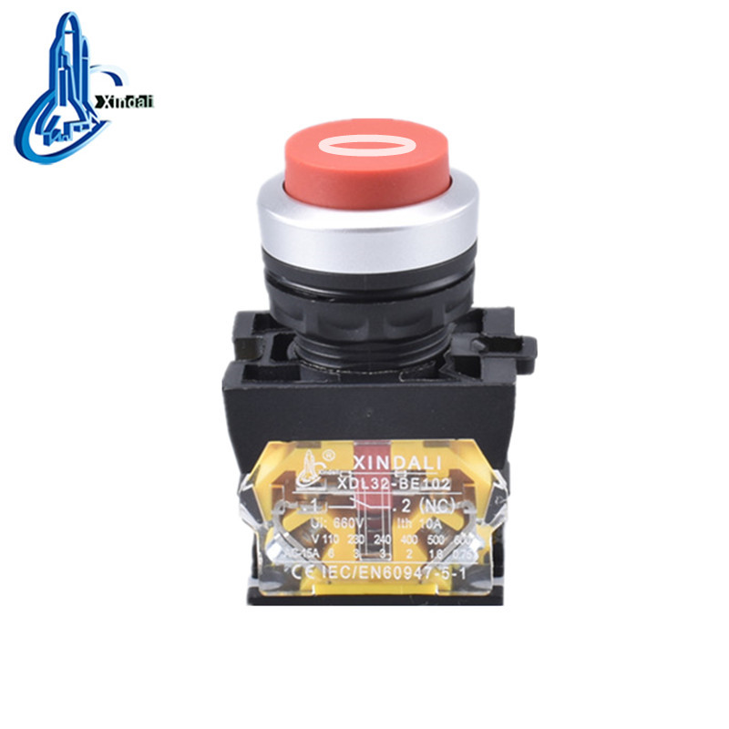 Elevator Pushbutton Switch with Convex Symbol Head